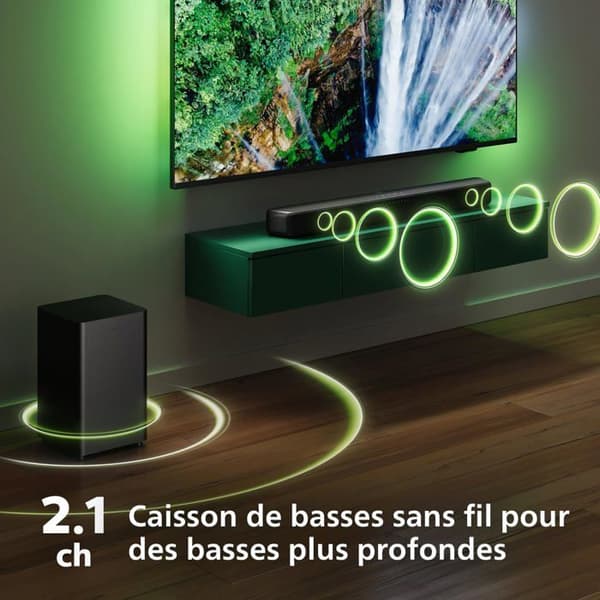 PHILIPS Soundbar TAB5309 Mørkegrå