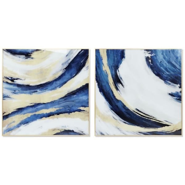 kehys 100 x 2,5 x 100 cm moderni abstrakti (2 kpl)