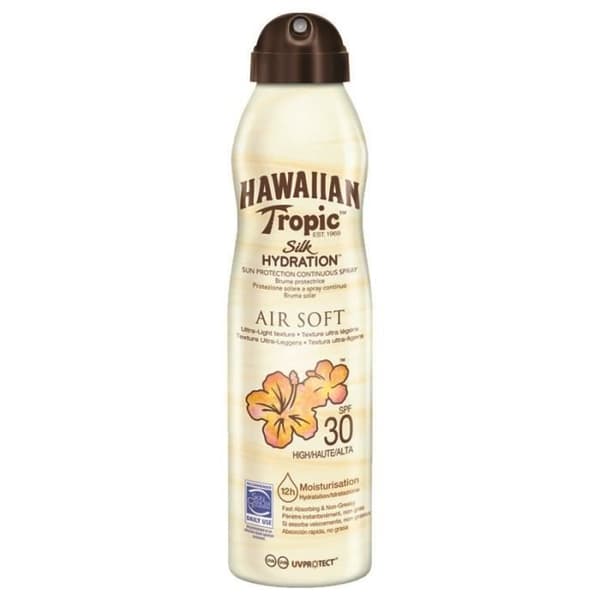 HAWAIIAN TROPIC Air Soft Silk Hydration Suojaava sumu - SPF 30 - 177ml