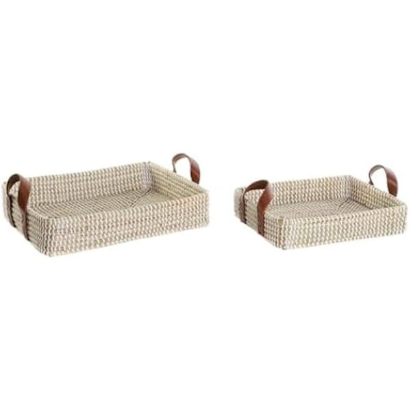 Brickor - DKD HEMINNREDNING - Set med 2 - Naturlig - Ljusbrun - 32 x 41 x 9 cm Flerfärgad