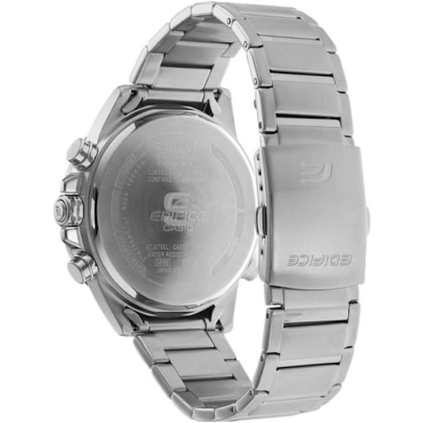 Casio Ur - Mænd - ECB-30DB-1AEF - Sølv Rustfrit stål - 46mm - 10 bar Pengar