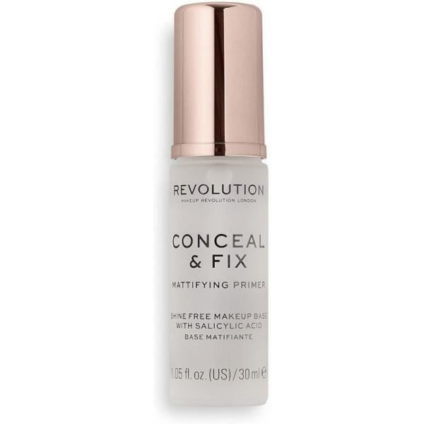 Makeup Base - Revolution Make Up Conceal & Fix - 30 Ml - Unisex - Mattificerende