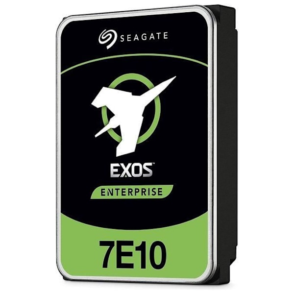Seagate Exos 7E10 10 TB, intern harddisk - 3,5 tommer 4Kn SAS 6 Gbits-s 7.200 RPM, 256 MB Cache, 2M MTBF, for Entr