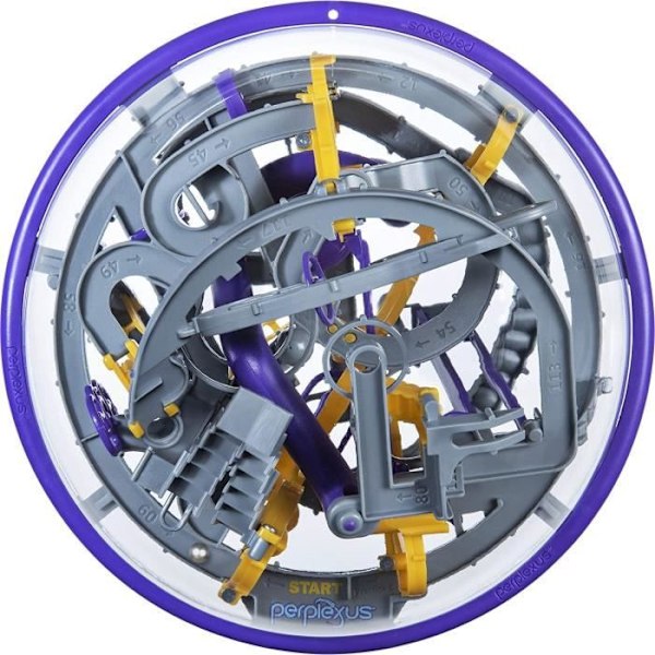 Perplexus Epic 3D Labyrinth - SPIN MASTER - Lila - För barn från 10 år och uppåt - 125 hinder Flerfärgad