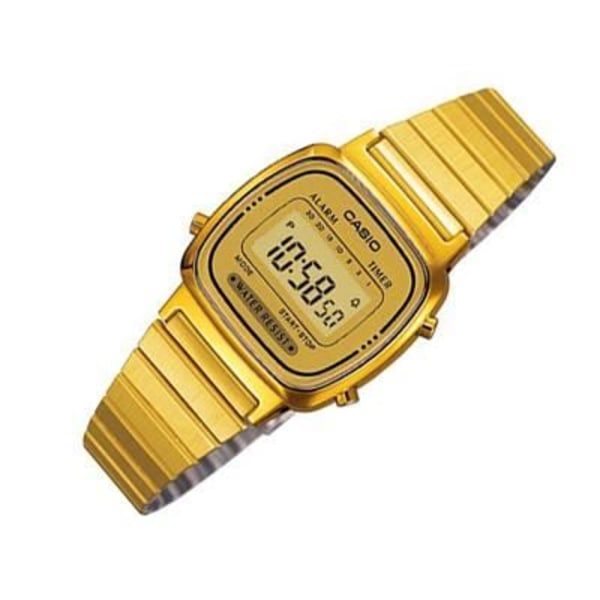 Ur - Casio - LA670WGA-9DF - Chronograf - Rustfrit stål - Let vandtæthed Stål