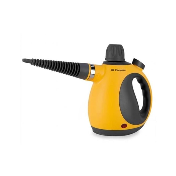 ORBEGOZO VAPORETINO VAPOR LIMPIADOR 1050W 350ml CON 9 ACCESORIOS Y 3M CORRIENT CABLE Keltainen