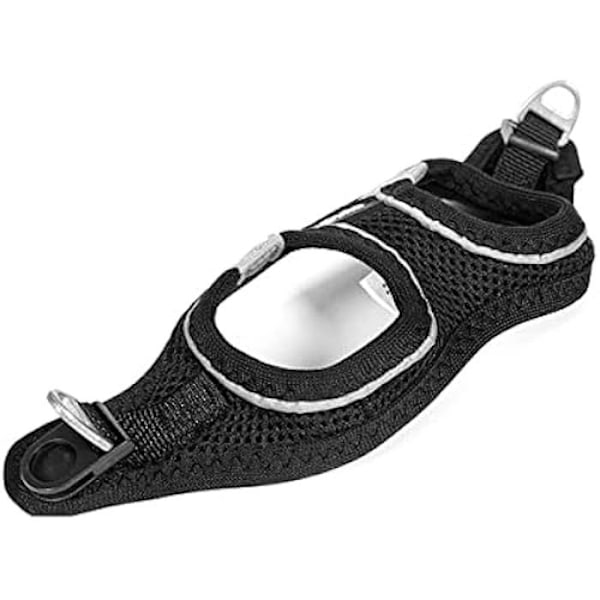 Hundesele - GLORIA - Air Mesh Star - Sort - Størrelse XXS - Justerbar Svart