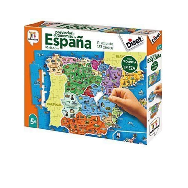 Diset – Uddannelsesspil provinserne i Spanien () - 68942