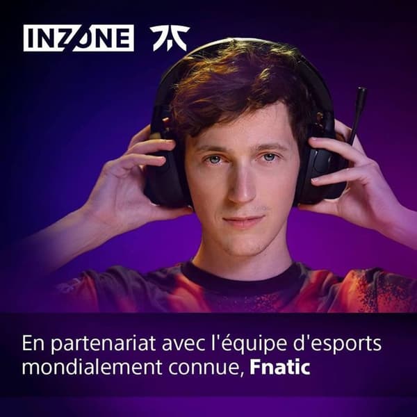 Sony INZONE Wireless H5 Gaming Headset - 360 Spatial Sound til PC/PS5 - Sort-PC-tilbehør Sort