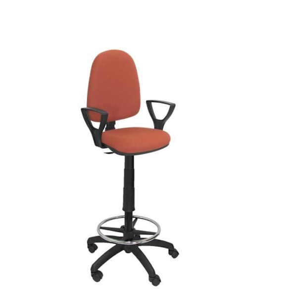 Taburet - PIQUERAS Y CRESPO - Ayna - Ergonomisk - Højdejusterbar - Brun BALI stof Brun