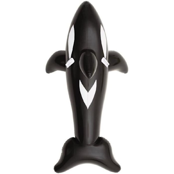 Soutupursu - BESTWAY - Orca - 203x102cm Sort og hvid