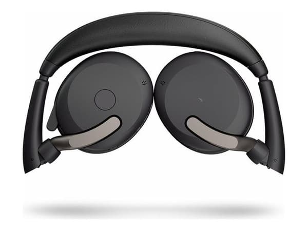 Jabra Evolve2 65 Flex UC Stereo - Headset - on-ear - Bluetooth - trådløs - aktiv støjreduktion - USB-A -