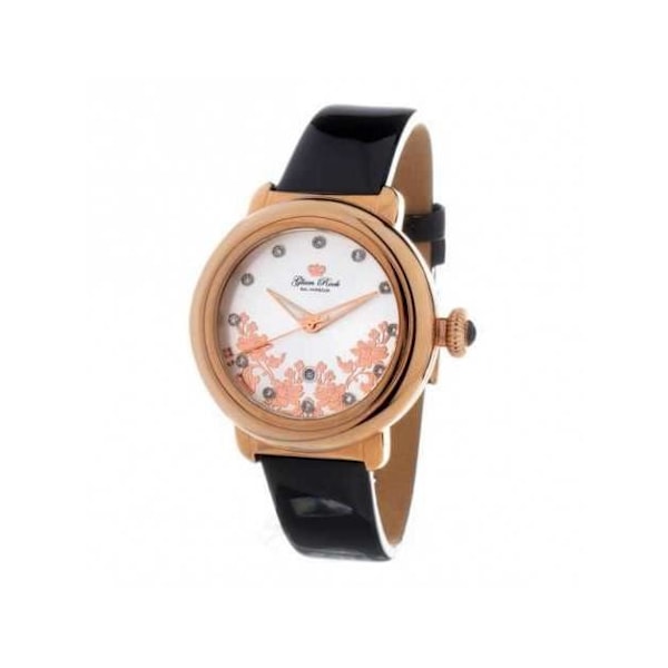 Dameur - Glam Rock - GR77005 - Ø 40 mm - Læder - Vandmodstand 10 Atm Silver