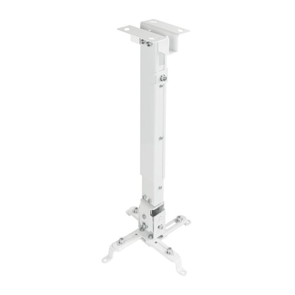 Stödplafond - TooQ - PJ2012T-W - Kapacitet 20 kg - Längd 13-65 cm - Lutning -15° till 15° Vit