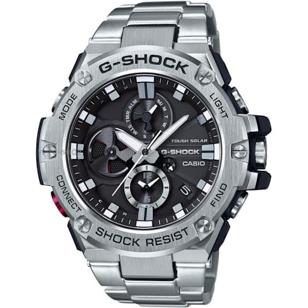 Klocka - Casio - GST-B100D-1AER - Svart - Stål - Analog Svart