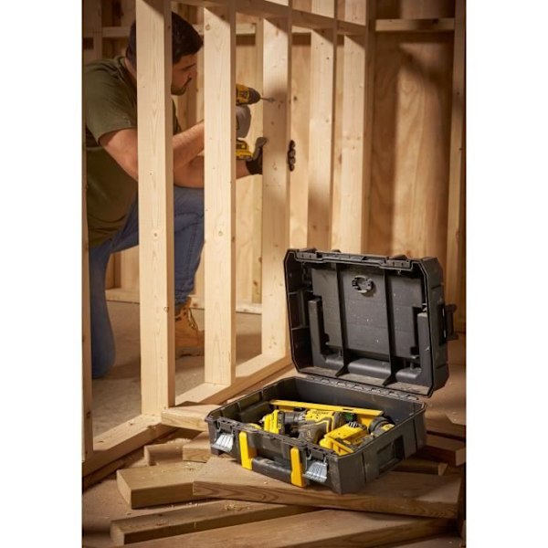 Mallette PRO-STACK™ - STANLEY FATMAX - FMST1-71967 - Suuri kahva organizeerijalla - 14 L Svart