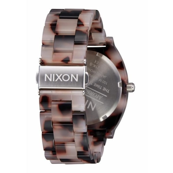 Klocka - Nixon - Time Teller - Acetat - Tortoise rosa/pärlemor - 10 ATM vattentäthet Rosa sköldpadda/ pärlemor
