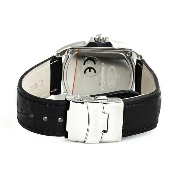 Chronotech CT7274L-05N Damklocka - Chronotech - Kvarts - Läder - Svart - Ø 33 mm