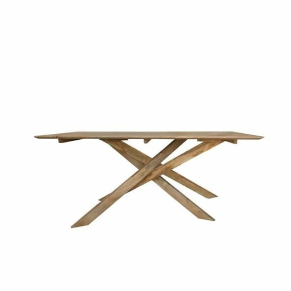 naturligt spisebord mangotræ (180 x 90 x 76 cm)