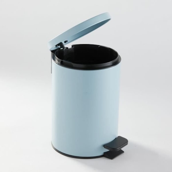Affaldscontainer til badeværelse - I DAG - NYTTIG - 3 L - Ø 17 x H 25 cm - Polypropylen - Blød Blå Blå