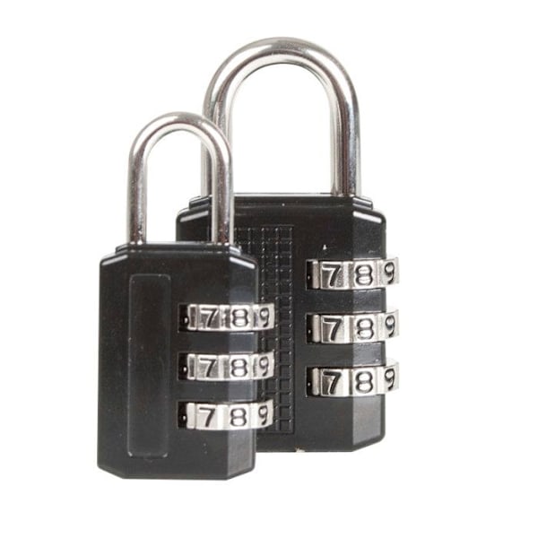 Abus 715/30 Sort Kombinationshængelås 30mm - GENERISK Svart