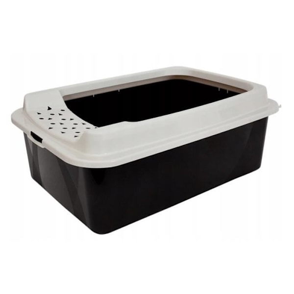 Sortebakke Sort - ROTHO - 57.1 x 39.2 x 20.9 cm - Genanvendt og genanvendelig polypropylen - Kat sort