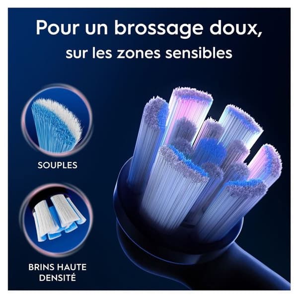 Oral B iO Hammasharja Gentle Care Musta X3 Sort