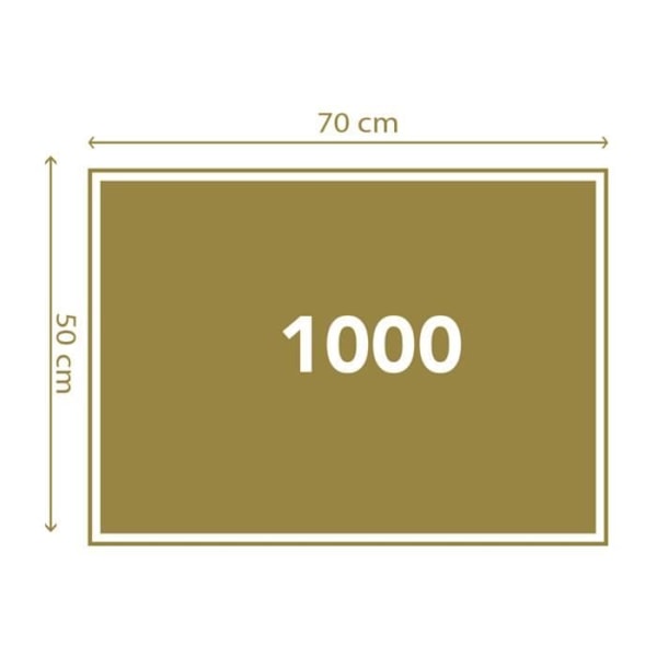 CLEMENTONI - Compact 1000 brikker - Tre laboratorier