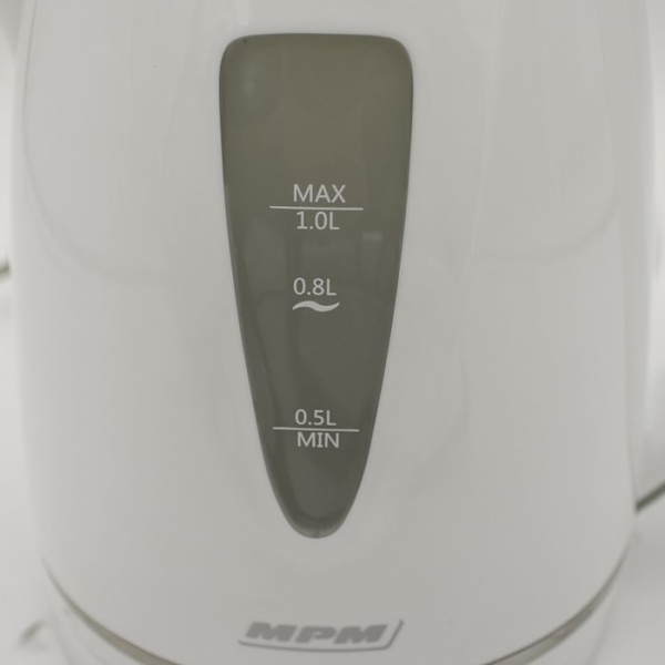 Sähkökannus - MPM - MCZ-64 - 1 litra - 1200 W - Ilman BPA:ta - Langaton