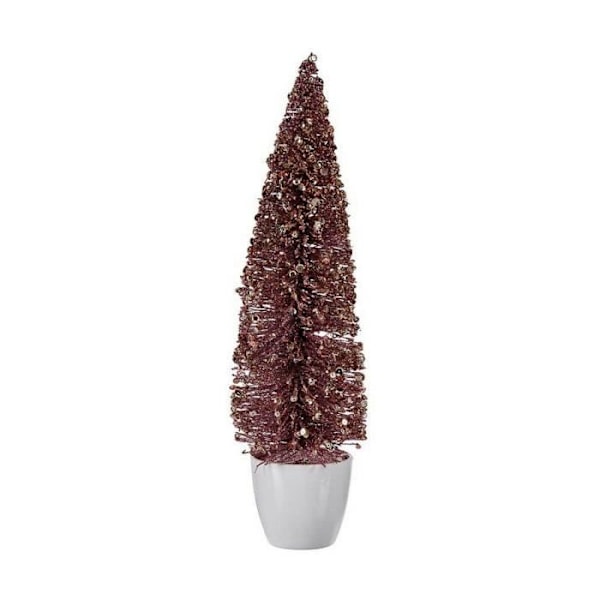 stor julgran 10 x 38 x 10 cm roséguld plast