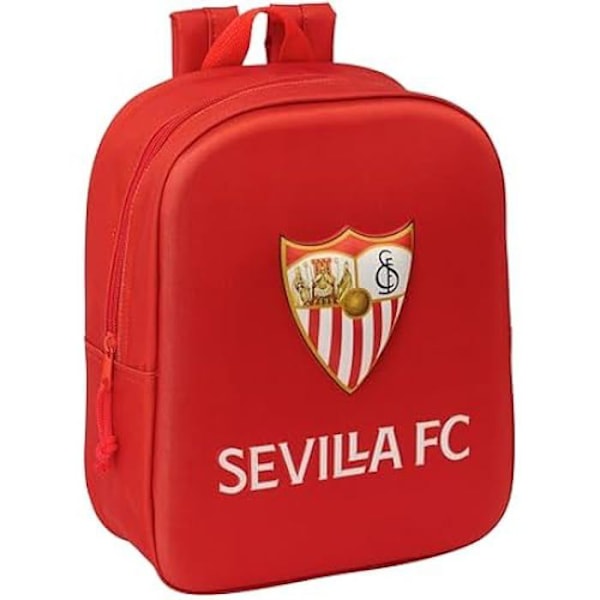 SAFTA Sevilla FC 3D barnryggsäck med vagn - 2 års garanti
