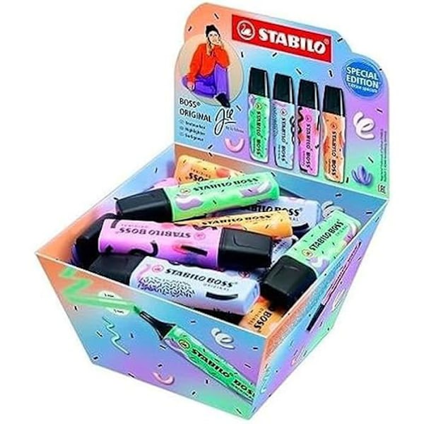 Highlighter - STABILO - S8427758 - Flerfärgad - Standard - För vuxna mångfärgad