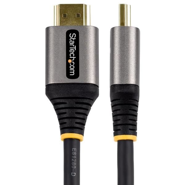 HDMI 2.1-kabel - STARTECH - Ultra høj båndbredde - Sort - 1 meter - Netværkskabel