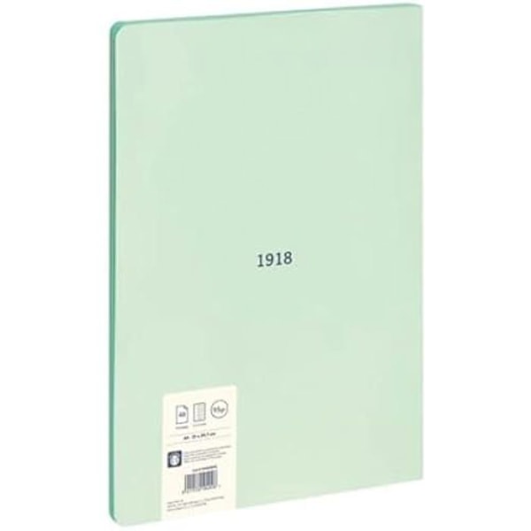 MILAN limet notesbog - Firkantet papir - 48 A4 ark - Serie 1918 - Grøn Grön