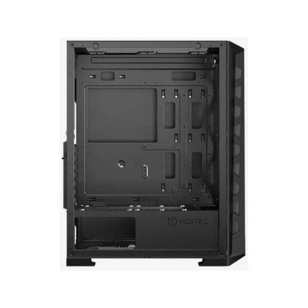Caja Hiditec MH12 Glas E-ATX ARGB 4 Ventilatorer Tempereret Glas USB-C Sort