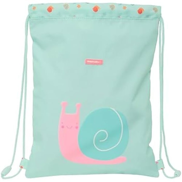 Safta Junior 34 Cm Förskola Snigel Gymsäck One Size Rosa
