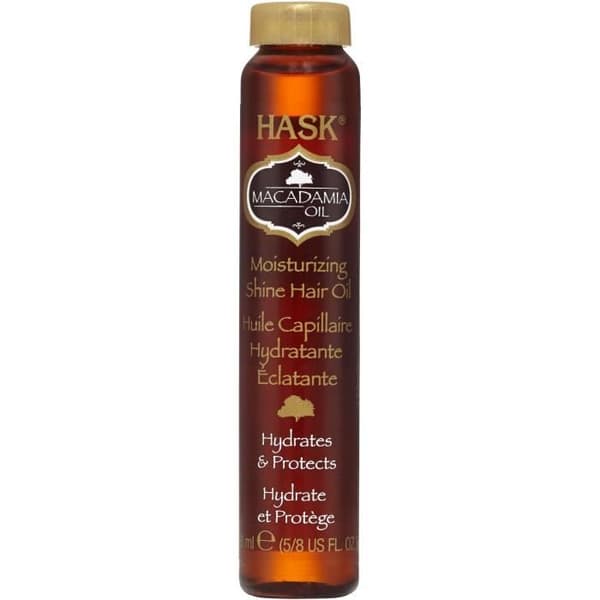 Hårolie - Hask - Macadamia - 18 ml - Glans - Tørt hår