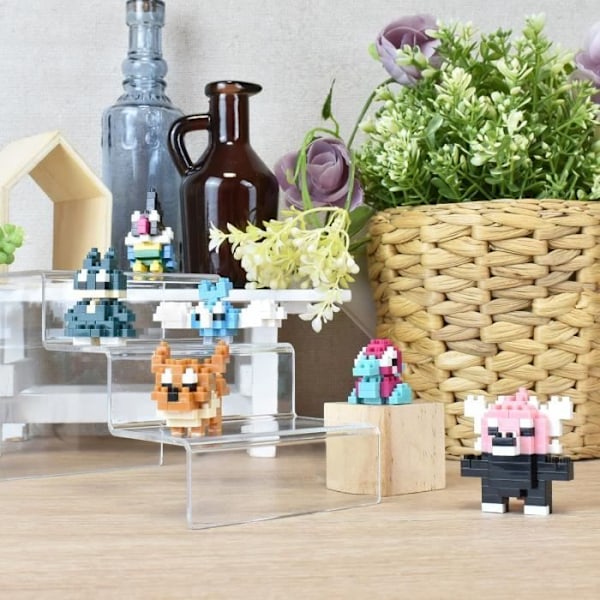 6 hahmon tiilipakkaus - BANDAI - NANOBLOCK - Pokémon Normal-tyyppipaketti