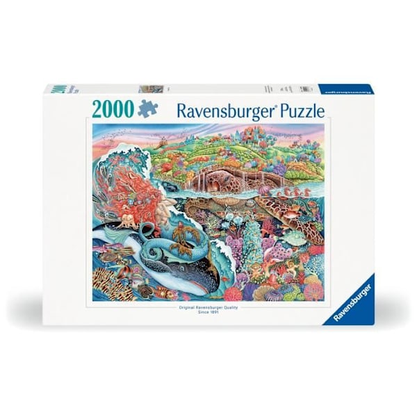 Pussel 2000 bitar, Pussel för vuxna, Från 14 år, Myten om Thalassa, Hav, 12001484, Ravensburger