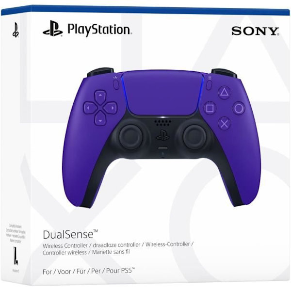 DualSense™ trådløs controller - Galactic Purple I PS5 og pc Lilla og sort