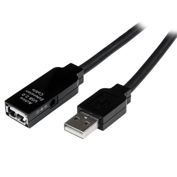 Aktiivinen USB 2.0 -toistinkaapeli - STARTECH.COM - 10 m - Musta