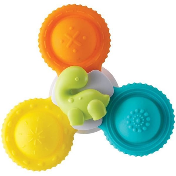 Coffret med 3 "spinners" - INFANTINO - 305289 - Silikon Flerfärgad