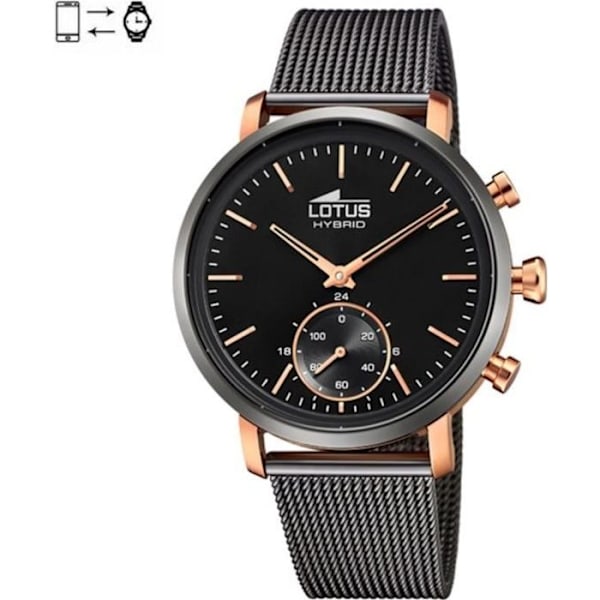 Montre connectée Lotus Hybrid Armbånd i sort stål med sort mesh 18805/3