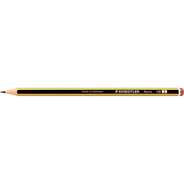 Stift - STAEDTLER - NORIS 120-2 - HB - Æske med 12 - Graphit Sort Svart