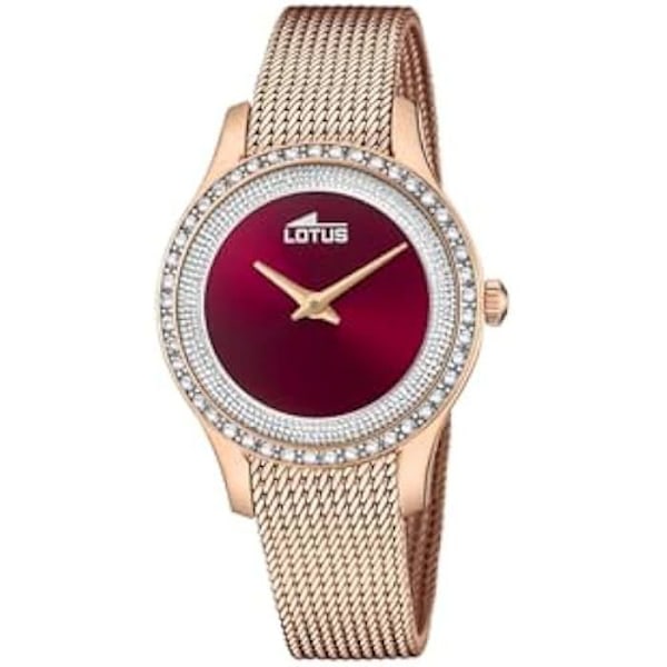 LOTUS Kvinders Analog Quartz Ur med Urskive i Rustfrit Stål 18828/1 Rostfritt stål