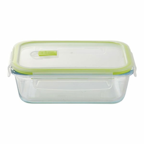 Matlåda - San Ignacio - 1040 ml - Borosilikatglas - Staplingsbar - Återvinningsbar Grön
