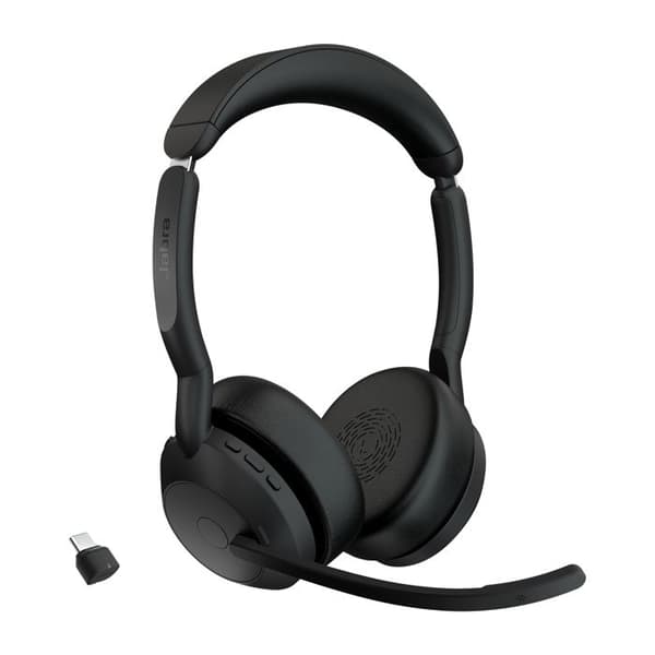 Headset - Bluetooth - trådløst - USB-C - Jabra - Jabra Evolve2 55 UC Stereo - headset