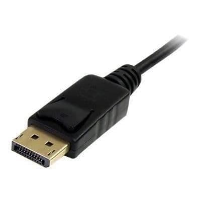 Kabel Mini DisplayPort til DisplayPort 1.2 på 2 m - Mini DP til DP 4K - M/M - MDP2DPMM2M