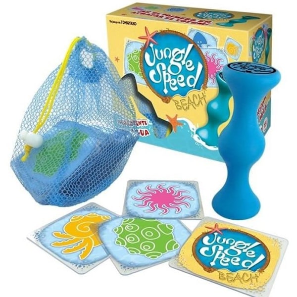 Korttipeli - ASMODEE - Jungle Speed Beach - 122282 - 3 vuotta - Sininen - Mixed