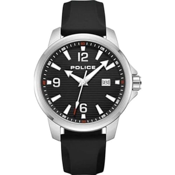 POLICE Men Analog Quartz Watch med silikonrem PEWJN0020903